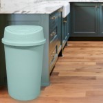 Kitchen Trash Can, Touch-Activated Lid Trash Can, 45L - Sage Green